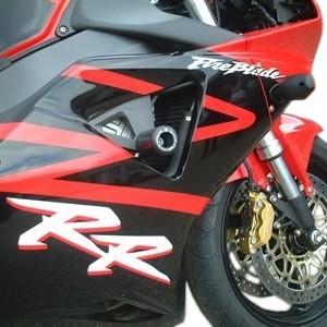 R&G Racing padací chrániče pro motocykly HONDA CBR929/954RR ('00-'03), (pár), bílé